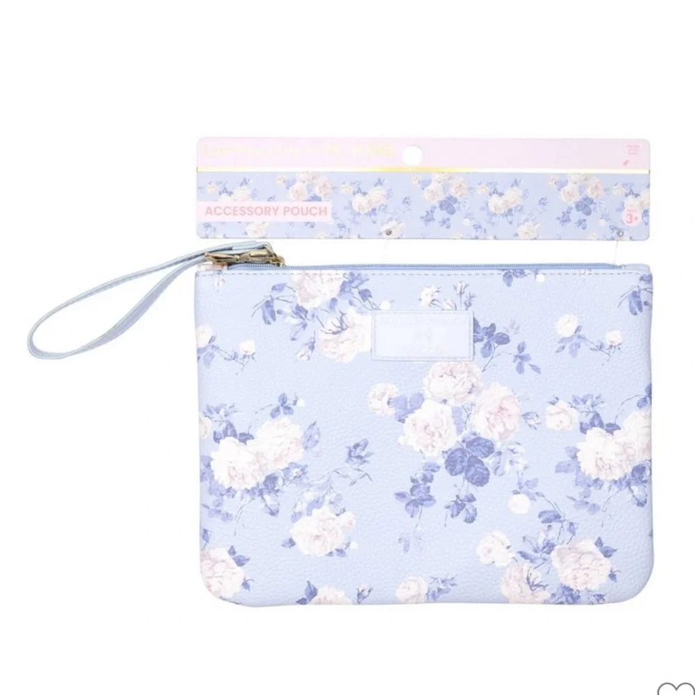 LoveShackFancy backpack blue floral school supplies / accessories bundle
